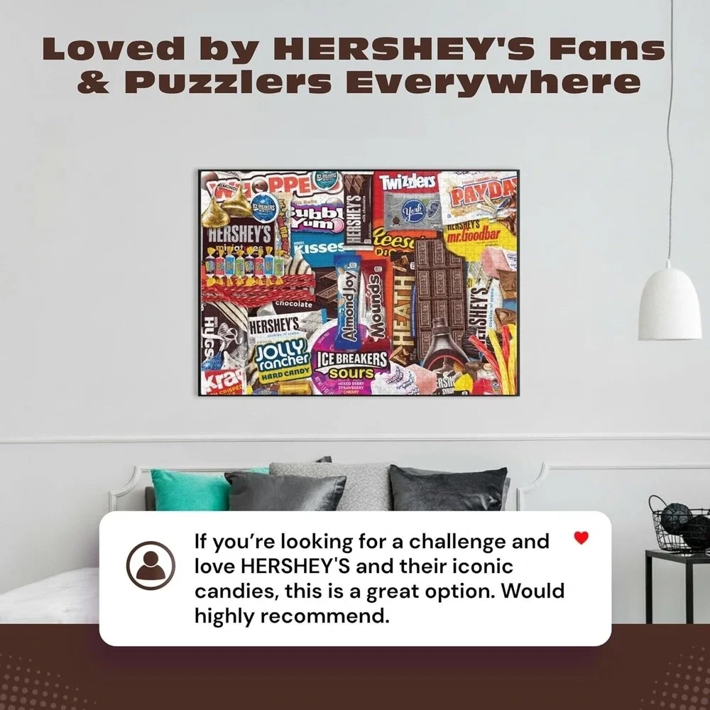 Buffalo Games 1000-Piece Hershey's Sweet‎ Collage Interlocking Jigsaw Puzzle